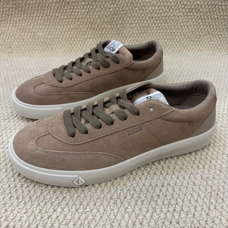 DIOR迪奧 B101 皮革 德訓鞋 米灰色 閒置新未使用 42碼-1