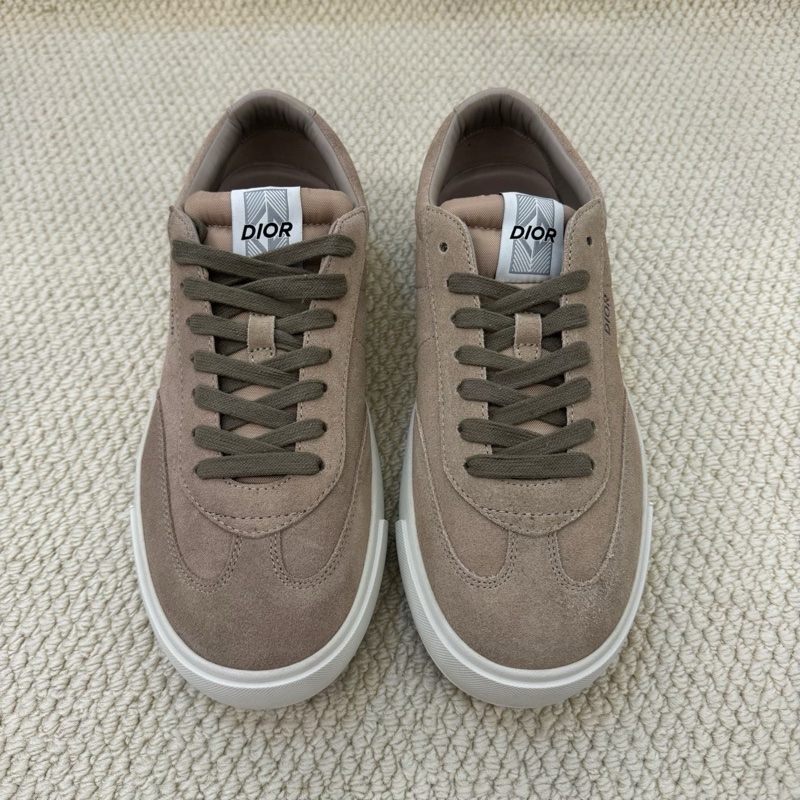 DIOR迪奧 B101 皮革 德訓鞋 米灰色 閒置新未使用 42碼-2