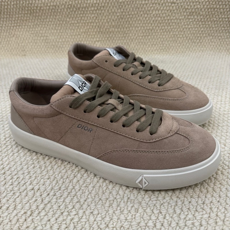 DIOR迪奧 B101 皮革 德訓鞋 米灰色 閒置新未使用 42碼-3