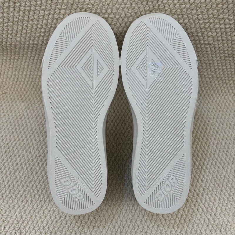 DIOR迪奧 B101 皮革 德訓鞋 米灰色 閒置新未使用 42碼-5