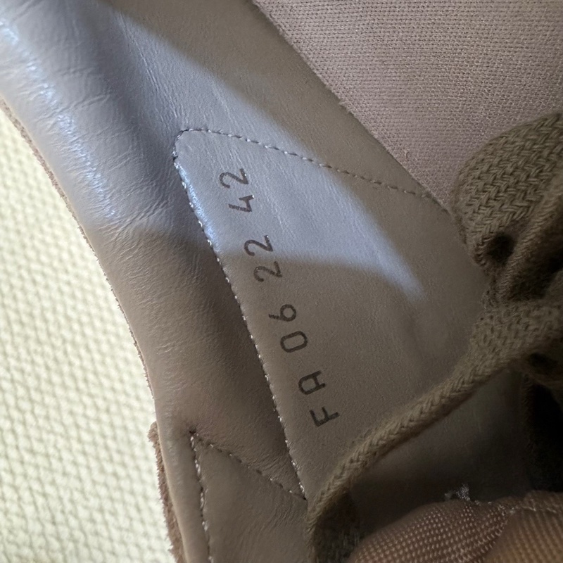 DIOR迪奧 B101 皮革 德訓鞋 米灰色 閒置新未使用 42碼-8