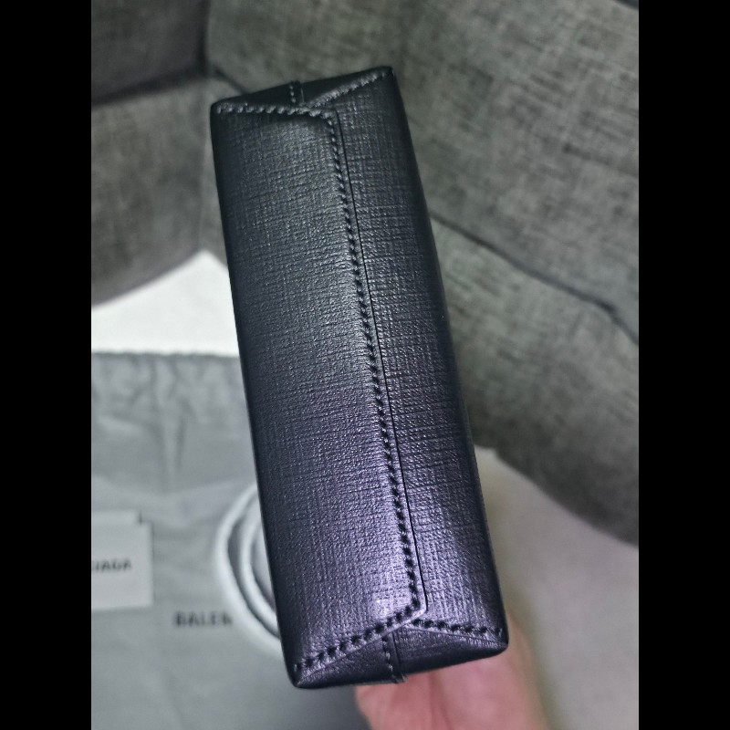 [全新]Balenciaga 巴黎世家 牛皮購物袋 小號 黑色-3