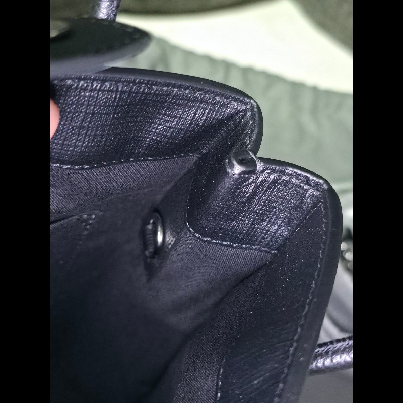 [全新]Balenciaga 巴黎世家 牛皮購物袋 小號 黑色-4