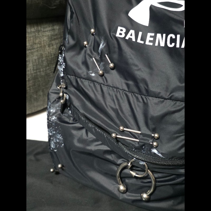 [全新]Balenciaga 巴黎世家 UA聯名 尼龍後背包-1