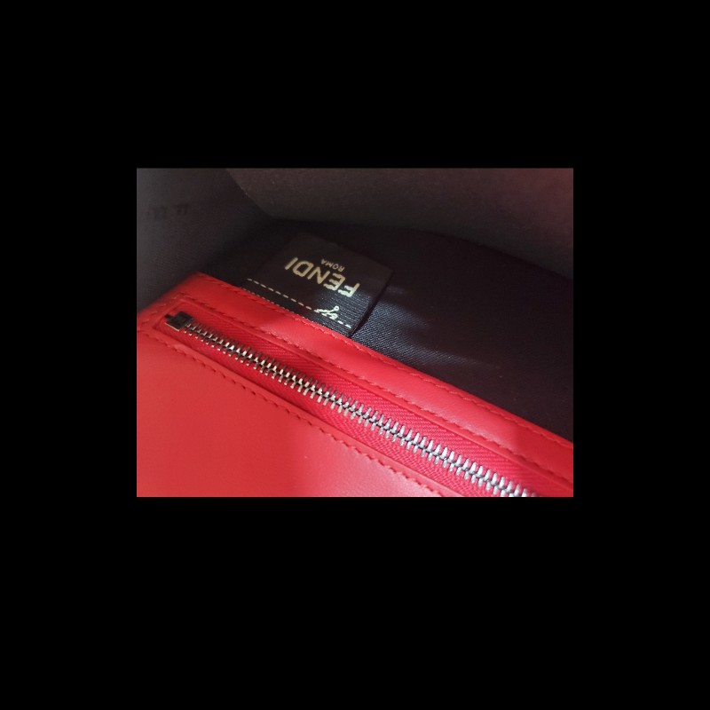 全新現貨 FENDI 怪獸眼睛黑色皮革對開長夾 皮夾 Bag Bugs-4