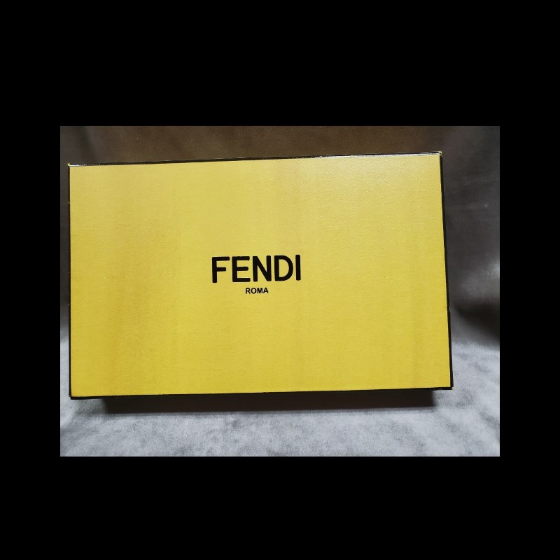 全新現貨 FENDI 怪獸眼睛黑色皮革對開長夾 皮夾 Bag Bugs-26