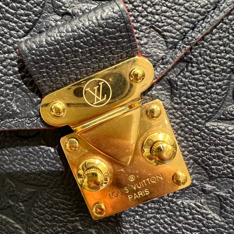 LV 路易威登 藍色牛皮 郵差包-11