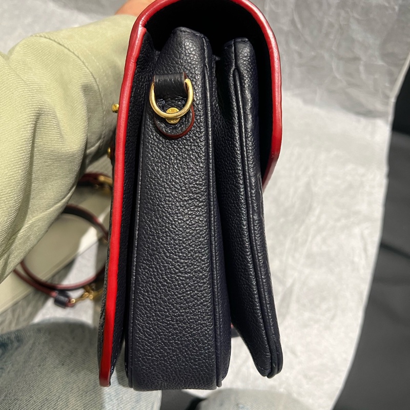 LV 路易威登 藍色牛皮 郵差包-12