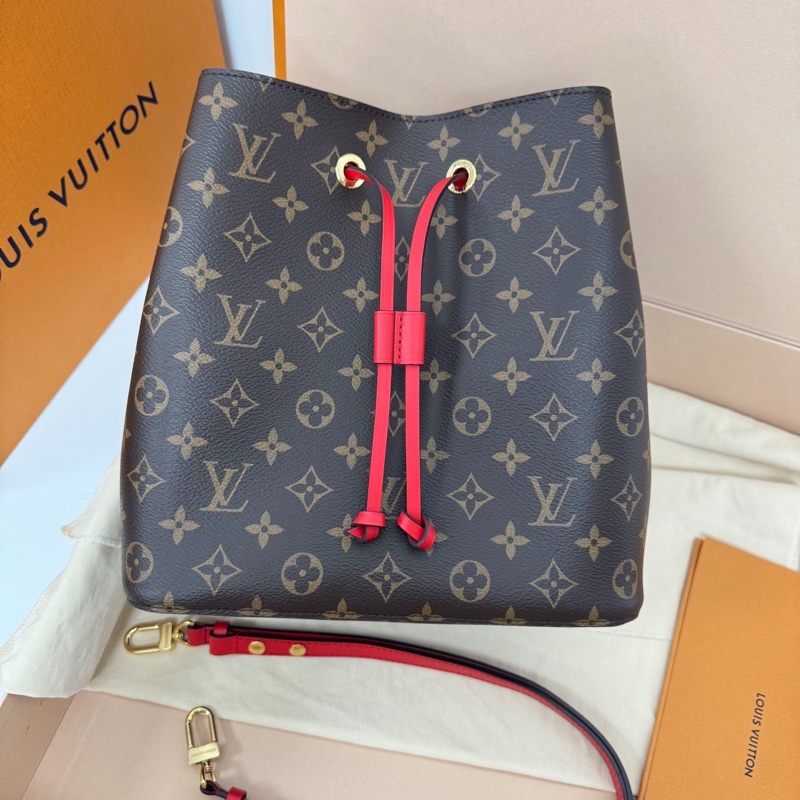 lv路易威登 NEONOE紅色水桶-0