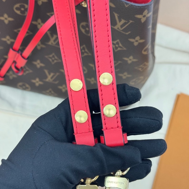 lv路易威登 NEONOE紅色水桶-5