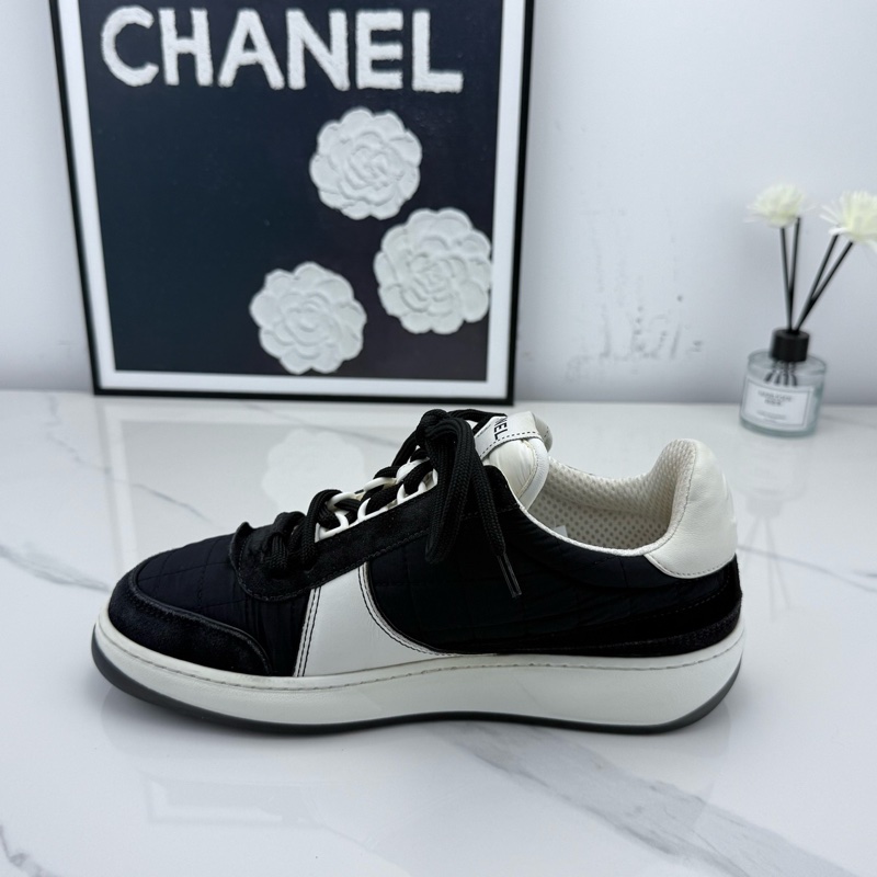 99新💗Chanel香奈兒 黑白熊貓板鞋 36.5碼-2