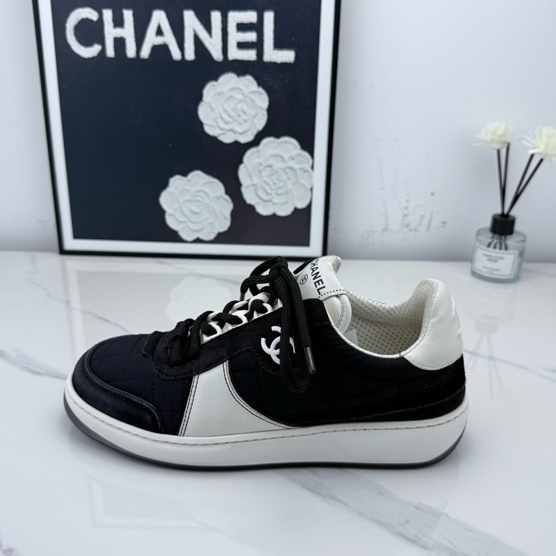 99新💗Chanel香奈兒 黑白熊貓板鞋 36.5碼-4