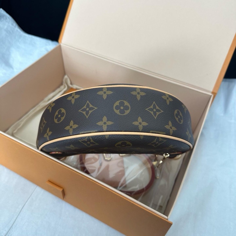 路易威登LV 老花Loop月亮包豌豆包-5