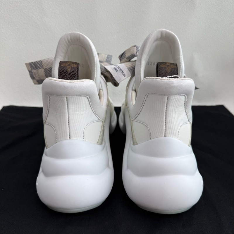 LV Archlight 1.0 皮革蝴蝶結鞋帶 象牙白 38碼-4