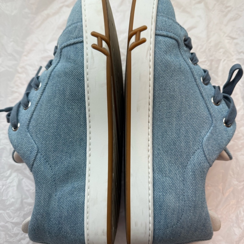 💖Hermes KID 牛仔 休閒鞋 37號💖 小H-9
