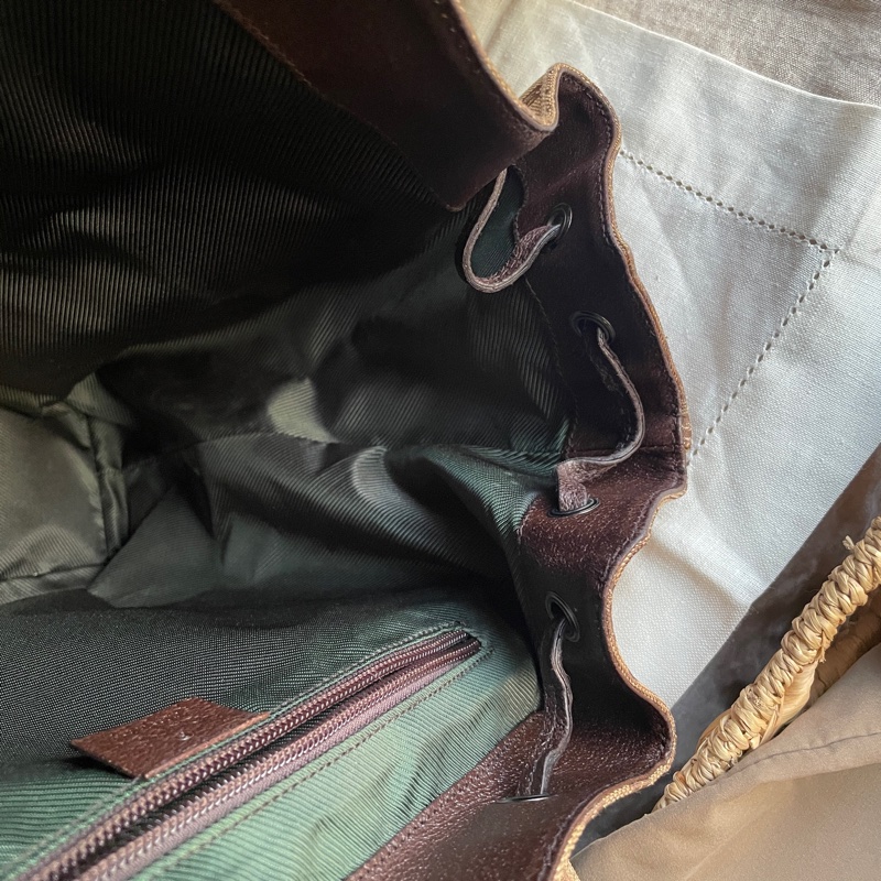 Gucci 經典GG老花後背包🎒 肩背包/雙肩包/旅行包/過夜包/水桶包/束口包 🎒側背/手提🎒正品🎒況不錯🎒男女皆適-50