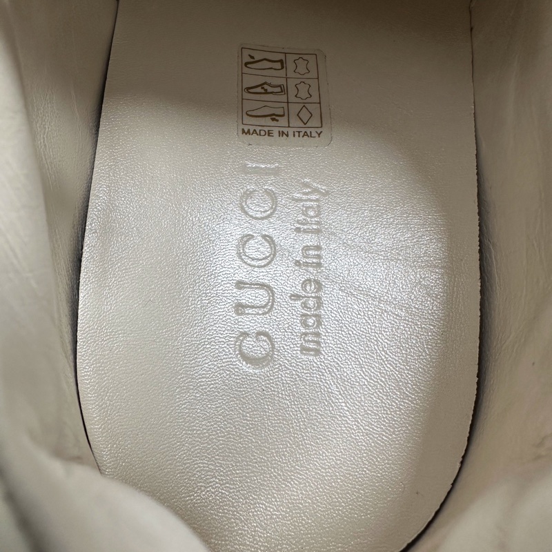 閒置新Gucci古馳 Rhyton側面大號船錨字母logo男款卡其色運動鞋球鞋老爹鞋 11碼=45碼-6