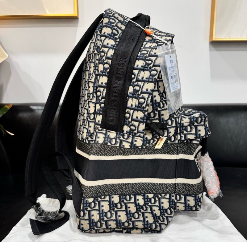 迪奧/Dior 老花雙肩包-4