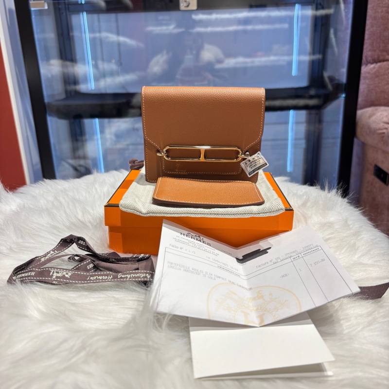 HERMES/愛馬仕 Roulis slim 金扣-0