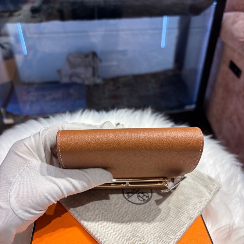 HERMES/愛馬仕 Roulis slim 金扣-4