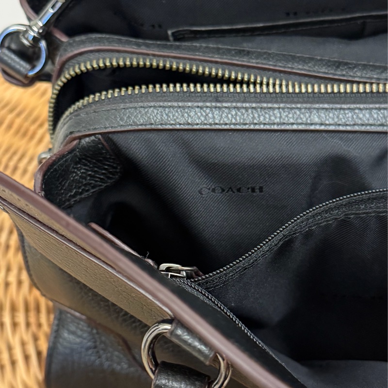 【專櫃限量款】Coach Mercer 30 峽谷絎縫丹寧拼接手提包 (Mercer Satchel 30 in Canyon Quilt Denim)-16