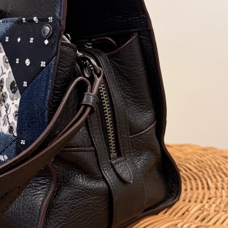 【專櫃限量款】Coach Mercer 30 峽谷絎縫丹寧拼接手提包 (Mercer Satchel 30 in Canyon Quilt Denim)-21