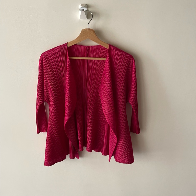 ▪️富貴選物FUGUEI▪️PP 三宅一生 榮耀系列 榮耀紅 開襟外套-0