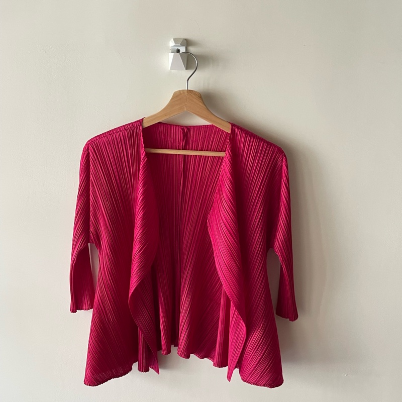 ▪️富貴選物FUGUEI▪️PP 三宅一生 榮耀系列 榮耀紅 開襟外套-4