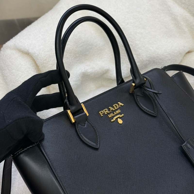 (全新閒置)Prada 殺手包 黑色小號 購入九萬-6