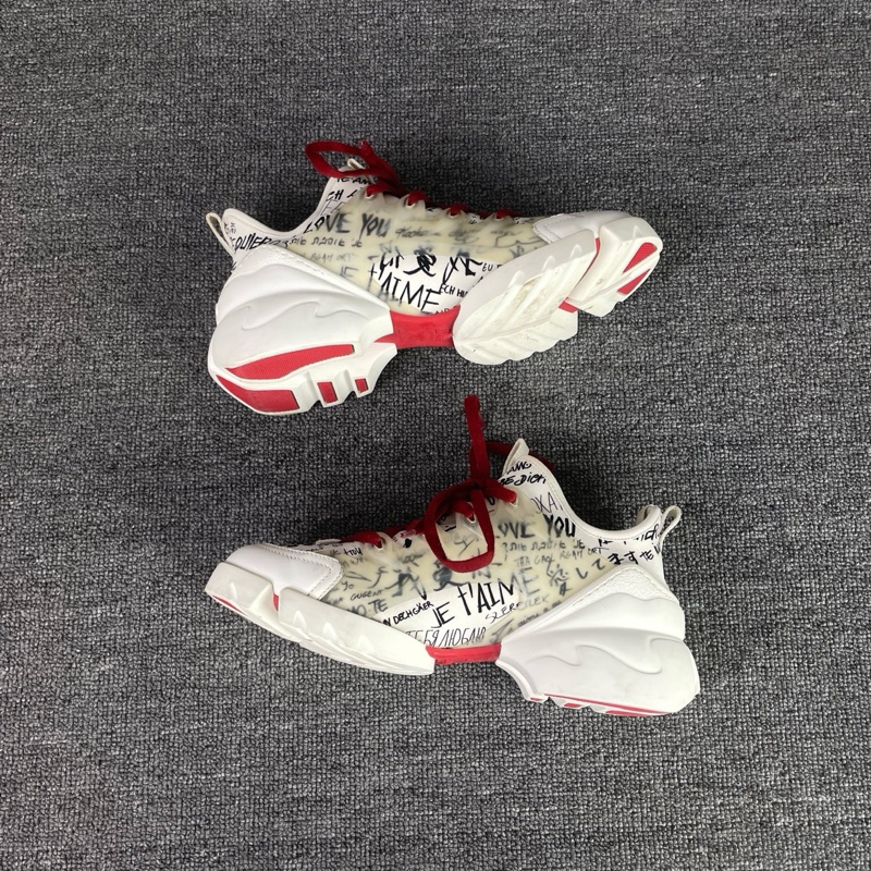 Dior迪奥红白老爹鞋 尺码：37-4