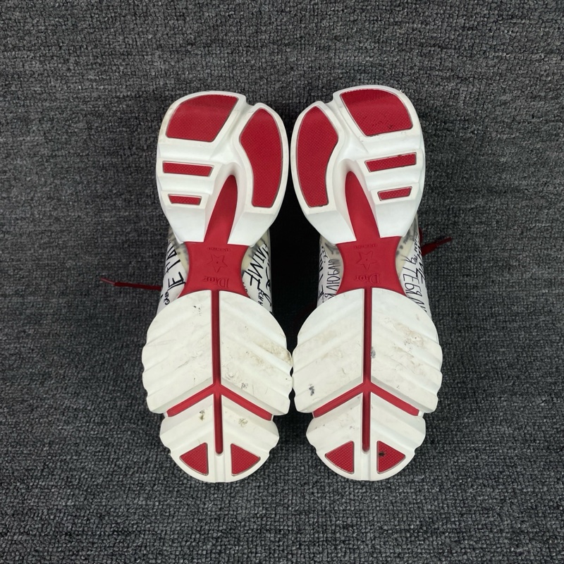 Dior迪奥红白老爹鞋 尺码：37-5