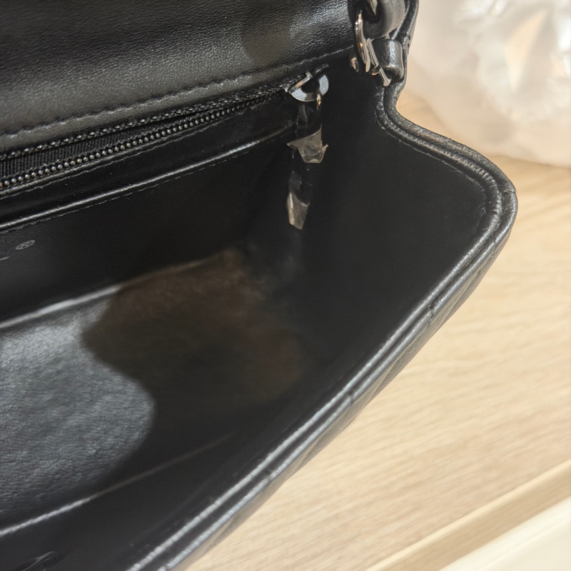 99新全配❤️ #香奈兒 #cf20 #mini #soblack #全黑 V紋 山形紋-34