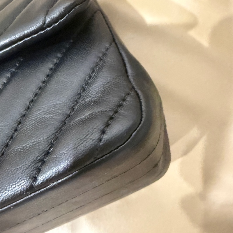 全配❤️ #香奈兒 #cf20 #mini #soblack #全黑 V紋 山形紋-40