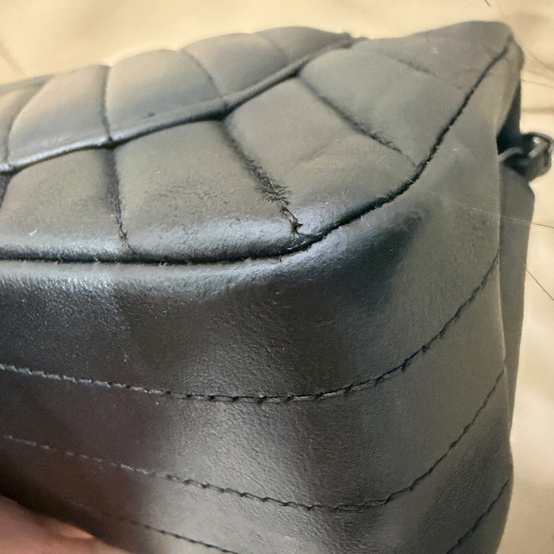 全配❤️ #香奈兒 #cf20 #mini #soblack #全黑 V紋 山形紋-43