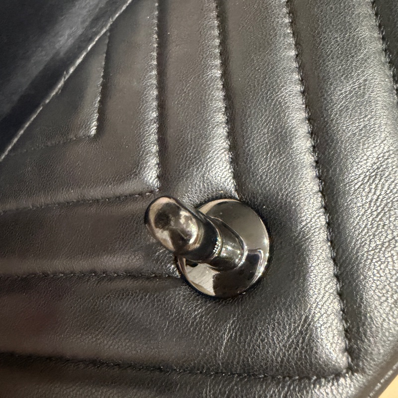 全配❤️ #香奈兒 #cf20 #mini #soblack #全黑 V紋 山形紋-49