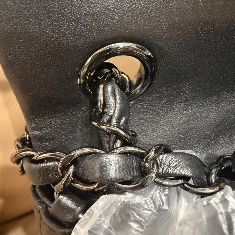 全配❤️ #香奈兒 #cf20 #mini #soblack #全黑 V紋 山形紋-51