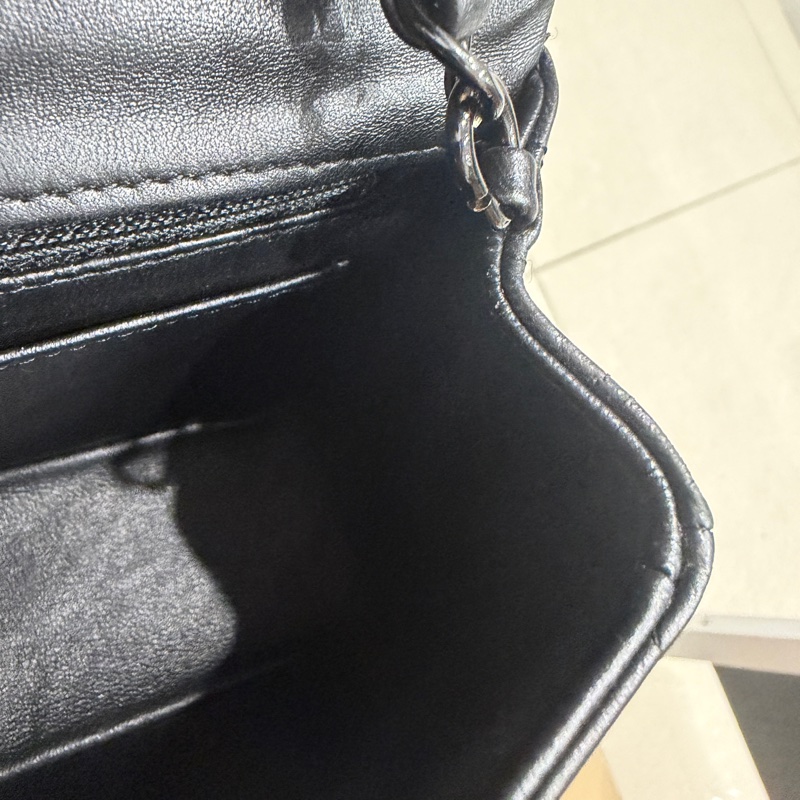 全配❤️ #香奈兒 #cf20 #mini #soblack #全黑 V紋 山形紋-56