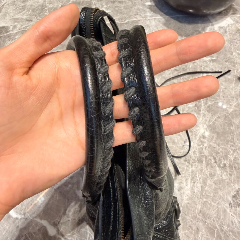 BALENCIAGA 巴黎世家 Classic City 機車包|黑色|羊皮|可手提/斜背-21