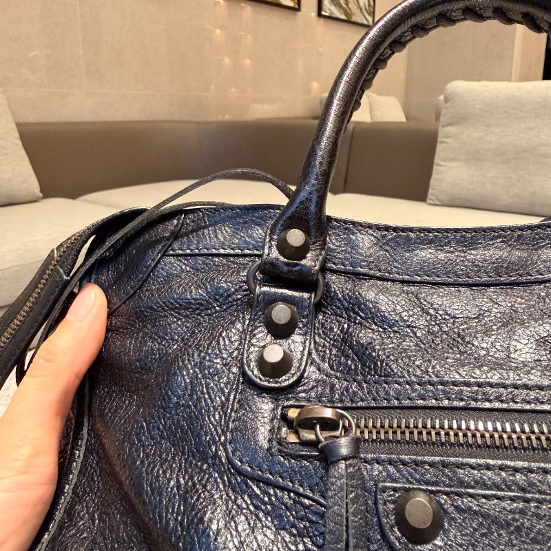 BALENCIAGA 巴黎世家 Classic City 機車包|黑色|羊皮|可手提/斜背-23