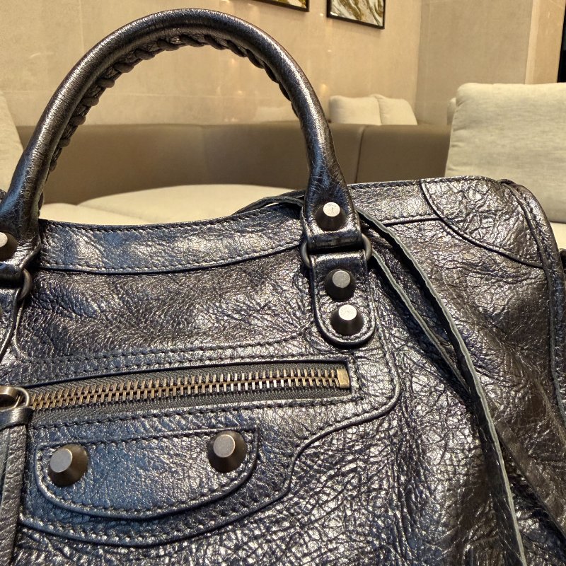 BALENCIAGA 巴黎世家 Classic City 機車包|黑色|羊皮|可手提/斜背-24