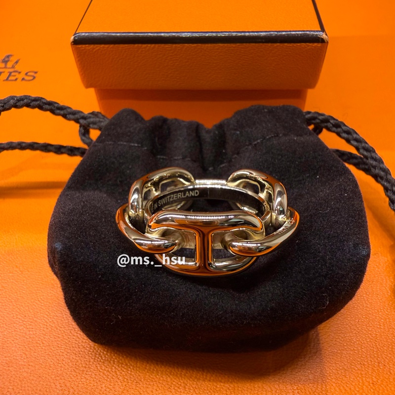 Hermes 97.98新閒置 Regate 90絲巾環-0