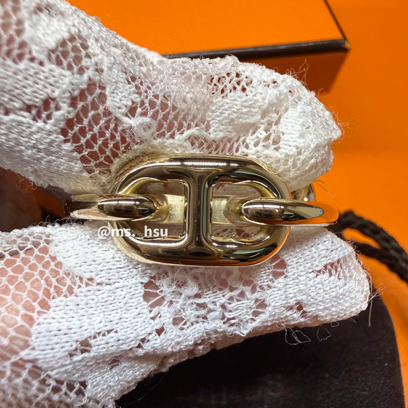 Hermes 97.98新閒置 Regate 90絲巾環-4