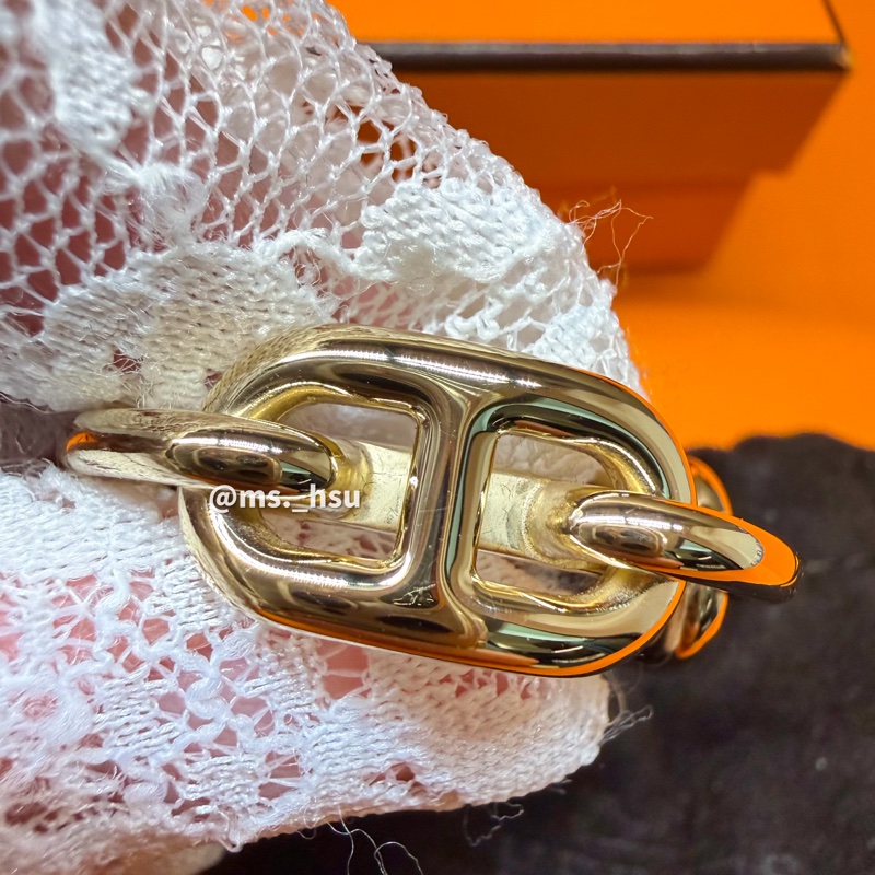 Hermes 97.98新閒置 Regate 90絲巾環-5