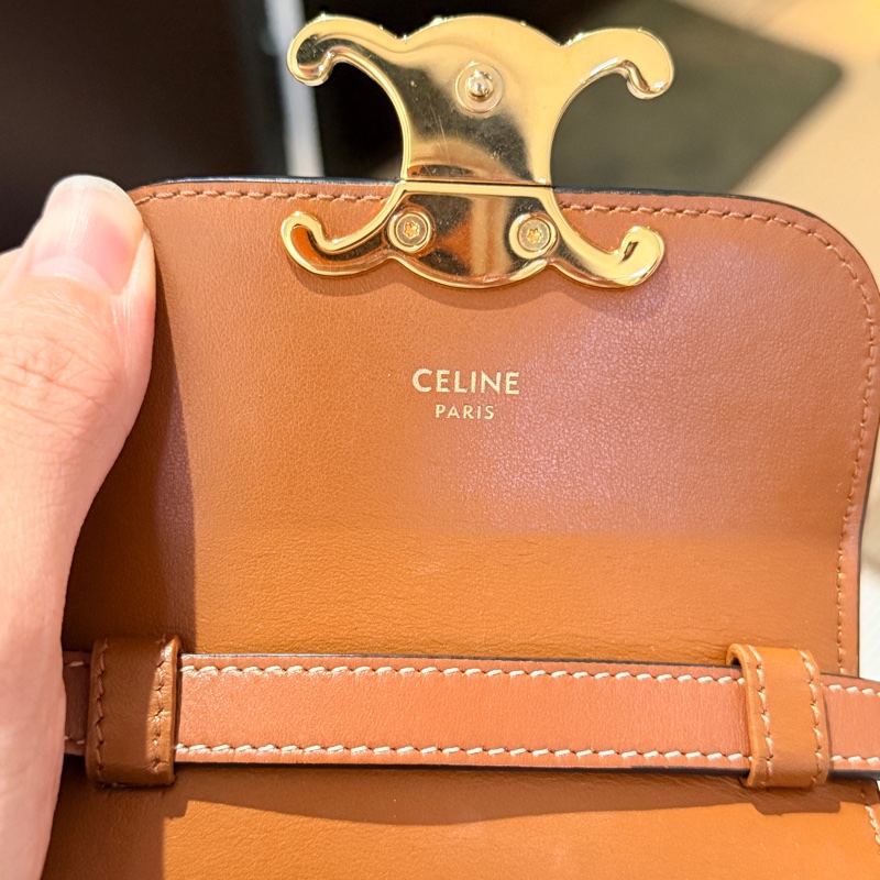 Celine 人手必備 凱旋門 經典小廢包 小包包 斜背包裝可愛 正品!挑戰全網最彿-12