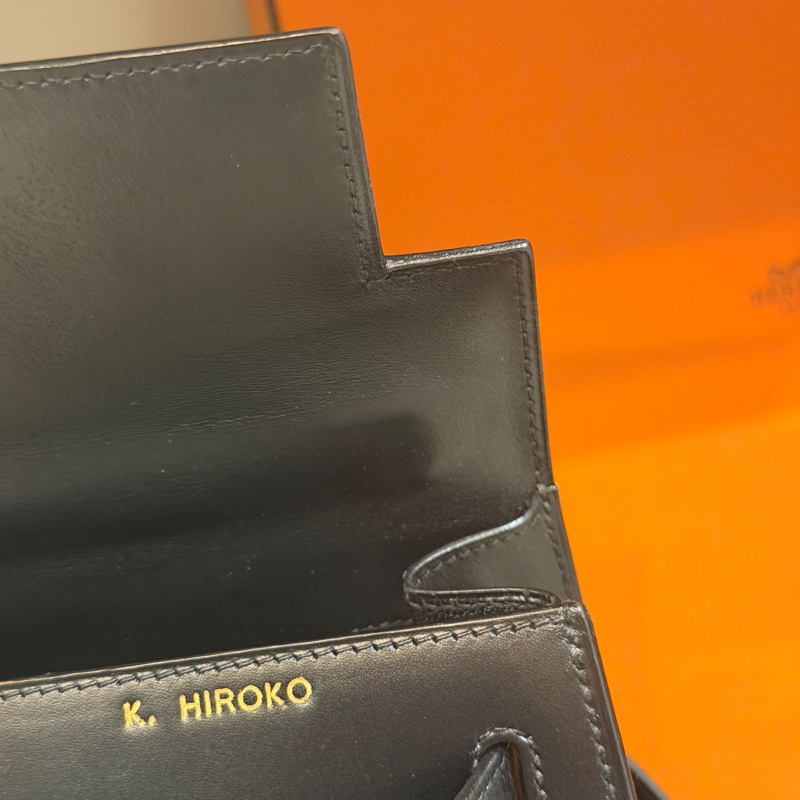 原廠鑰匙鎖肩帶齊全❤️ #愛馬仕 #kelly28 #黑金 #box皮 #中古款-64