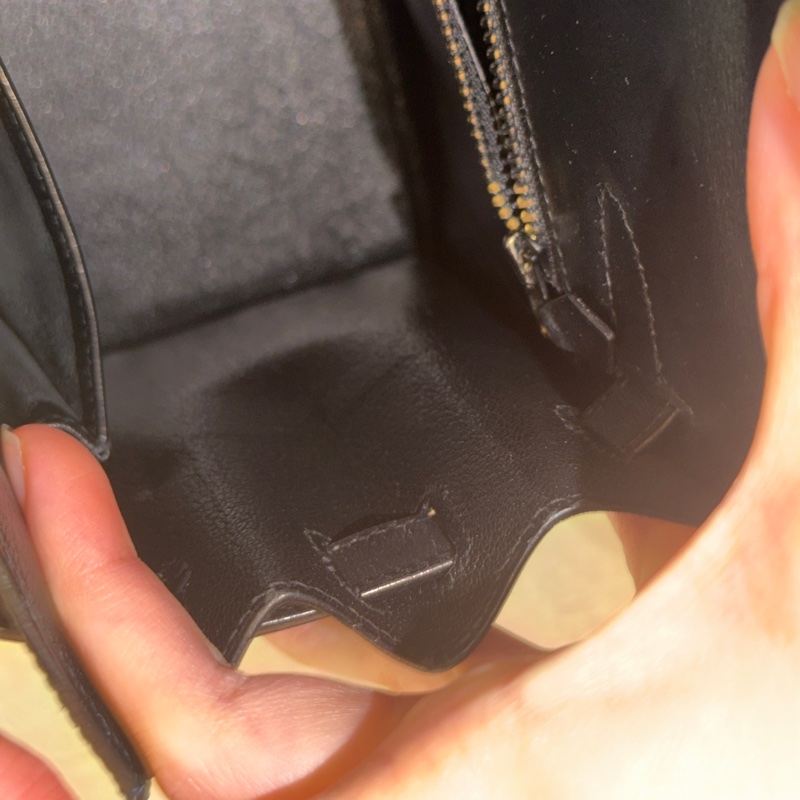 原廠鑰匙鎖肩帶齊全❤️ #愛馬仕 #kelly28 #黑金 #box皮 #中古款-85