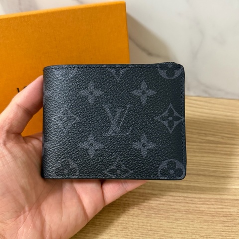 LV 黑花短夾 2025年款式