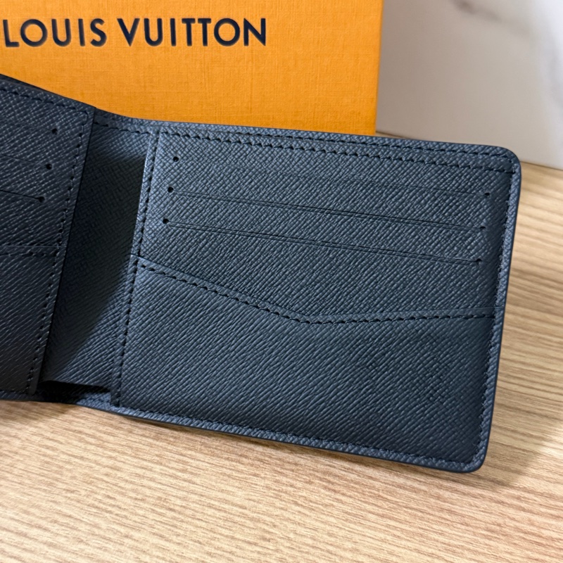 LV 黑花短夾 2025年款式-9