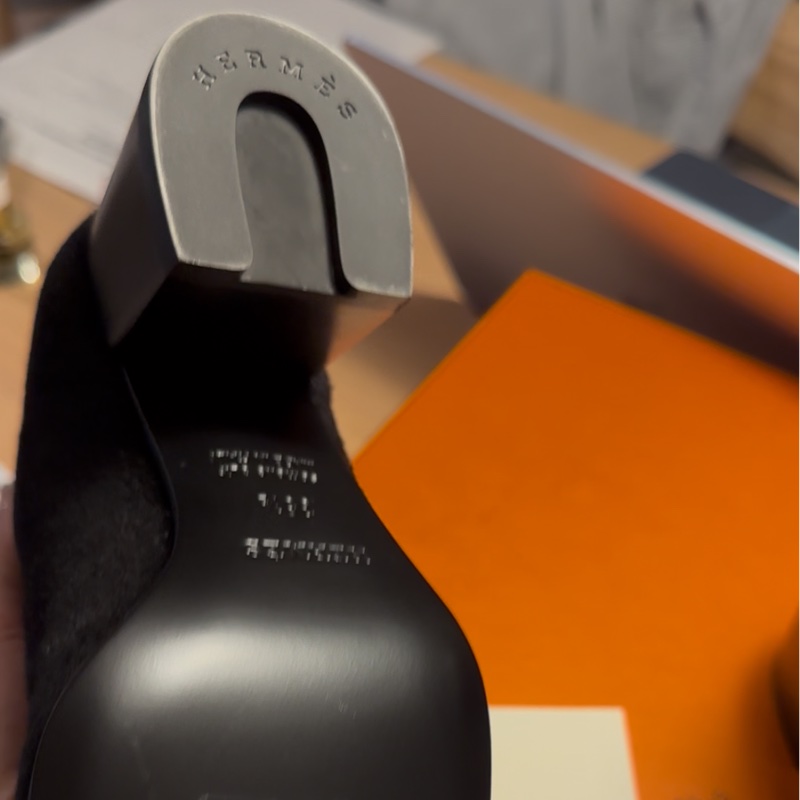 愛馬仕全新黑色靴子 35.5號-3