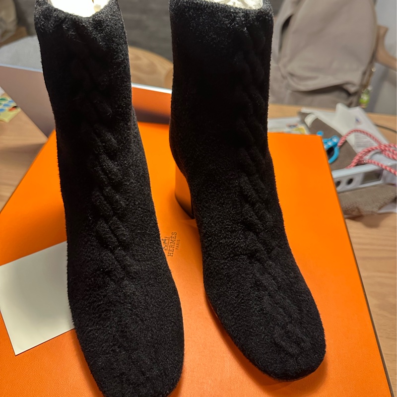愛馬仕全新黑色靴子 35.5號-4